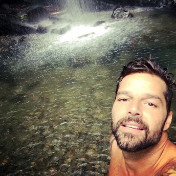 El bosque lluvioso donde se baña Ricky Martin