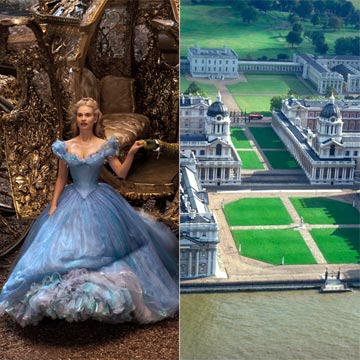 Siguiendo a Lily James, la nueva Cenicienta, por Inglaterra