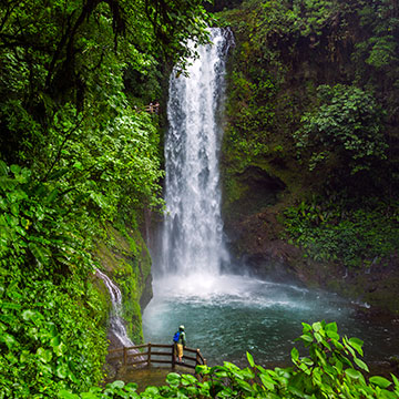 Imitando a Tarzán en Costa Rica, un paraíso para las aventuras