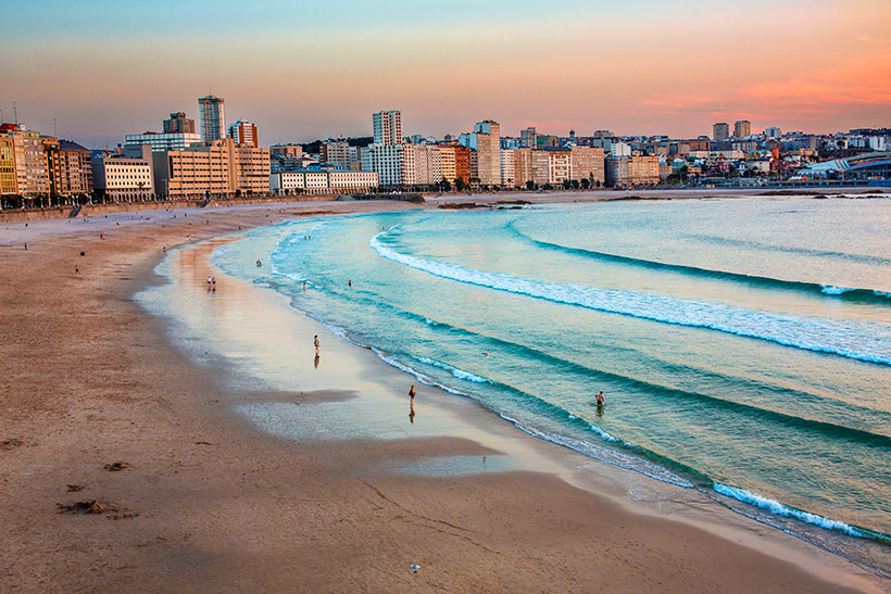 Ла-Корунья зимой. Coruna. Coruna Colors.