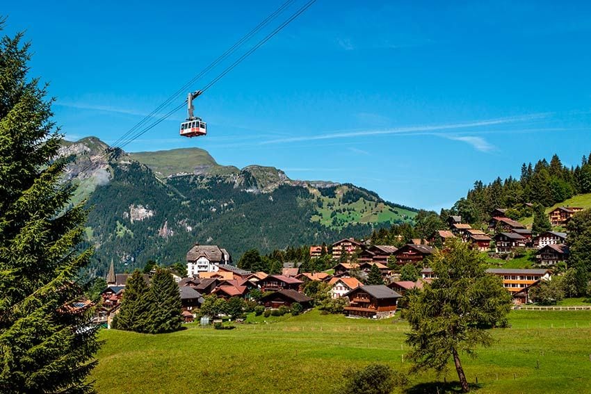 Pueblo de Wengen, Suiza