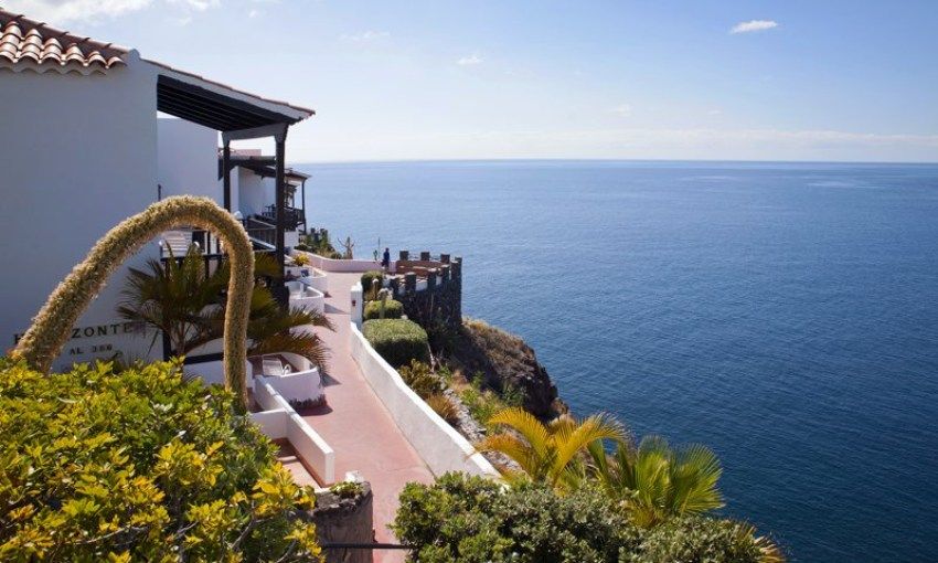 Bonita panorámica desde el Hotel Jardín Tecina, La Gomera