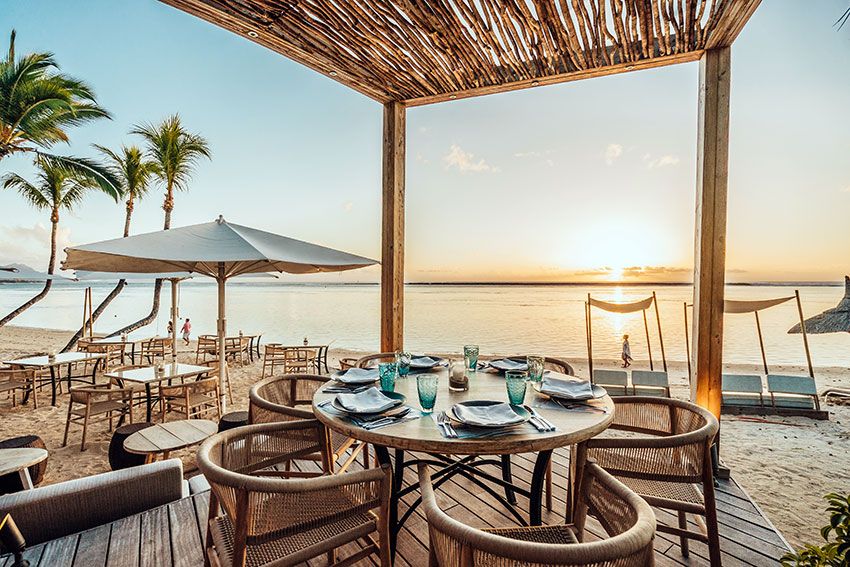 Restaurante en los hoteles Sun Resorts de Isla Mauricio