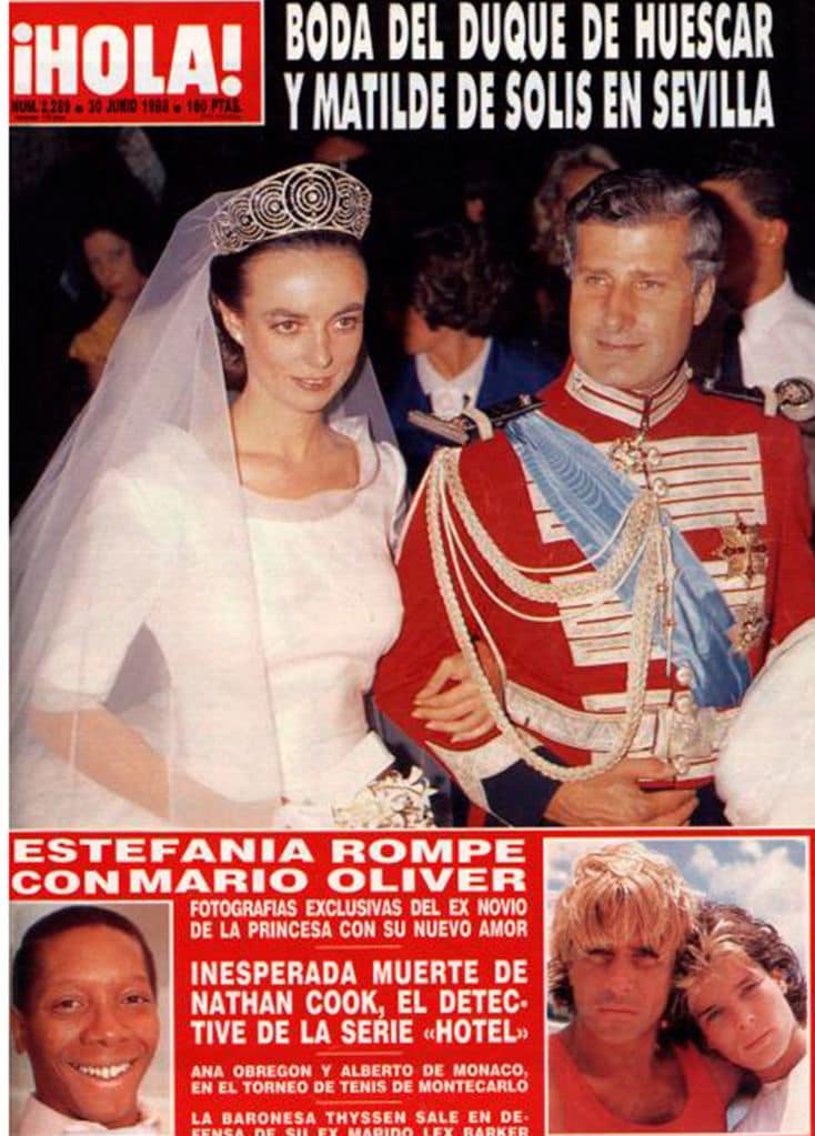 boda sevillana del duque de Alba y Matilde Solís