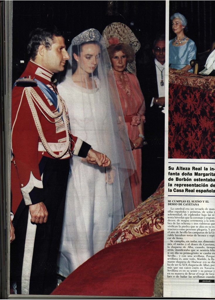 La gran boda sevillana del duque de Alba y Matilde Solís