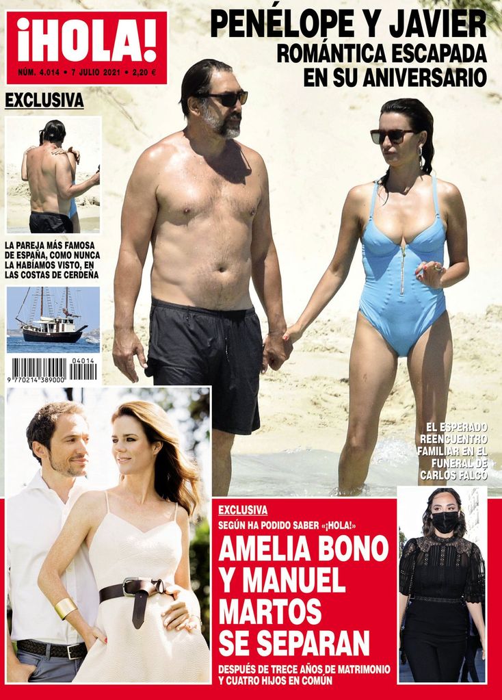 Penelope Cruz Y Javier Bardem De Vacaciones Por Cerdena