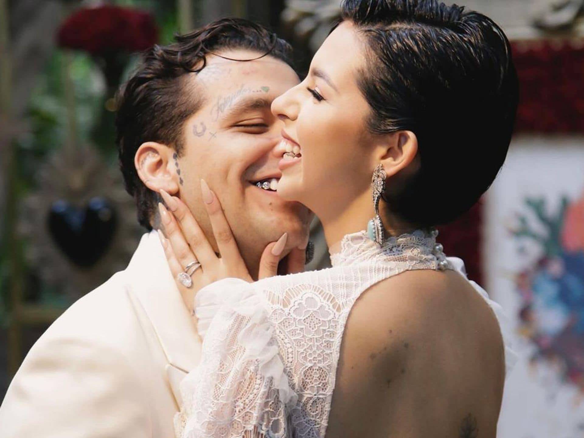 Angela Aguilar shares romantic moment alongside her husband Christian Nodal