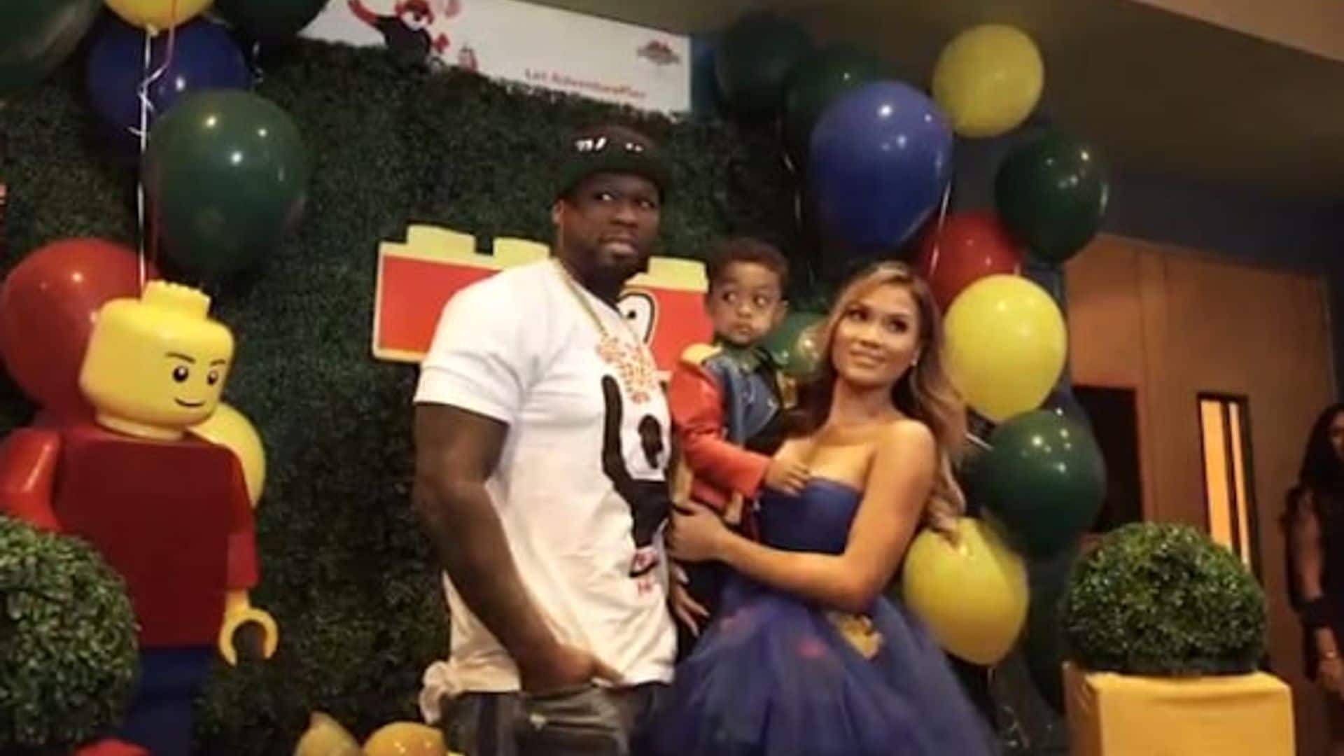 50 Cent throws son Sire a lavish Lego party for his 3rd birthday