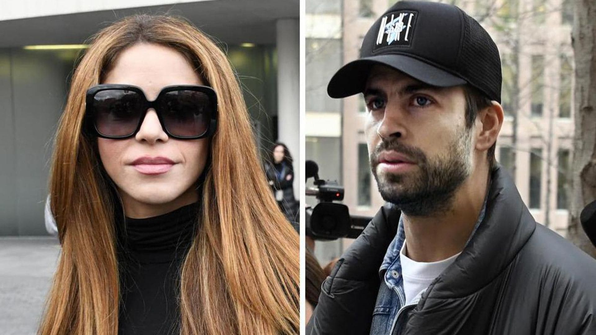 Gerard Pique and Shakira arrive at court in Barcelona over custody of their children