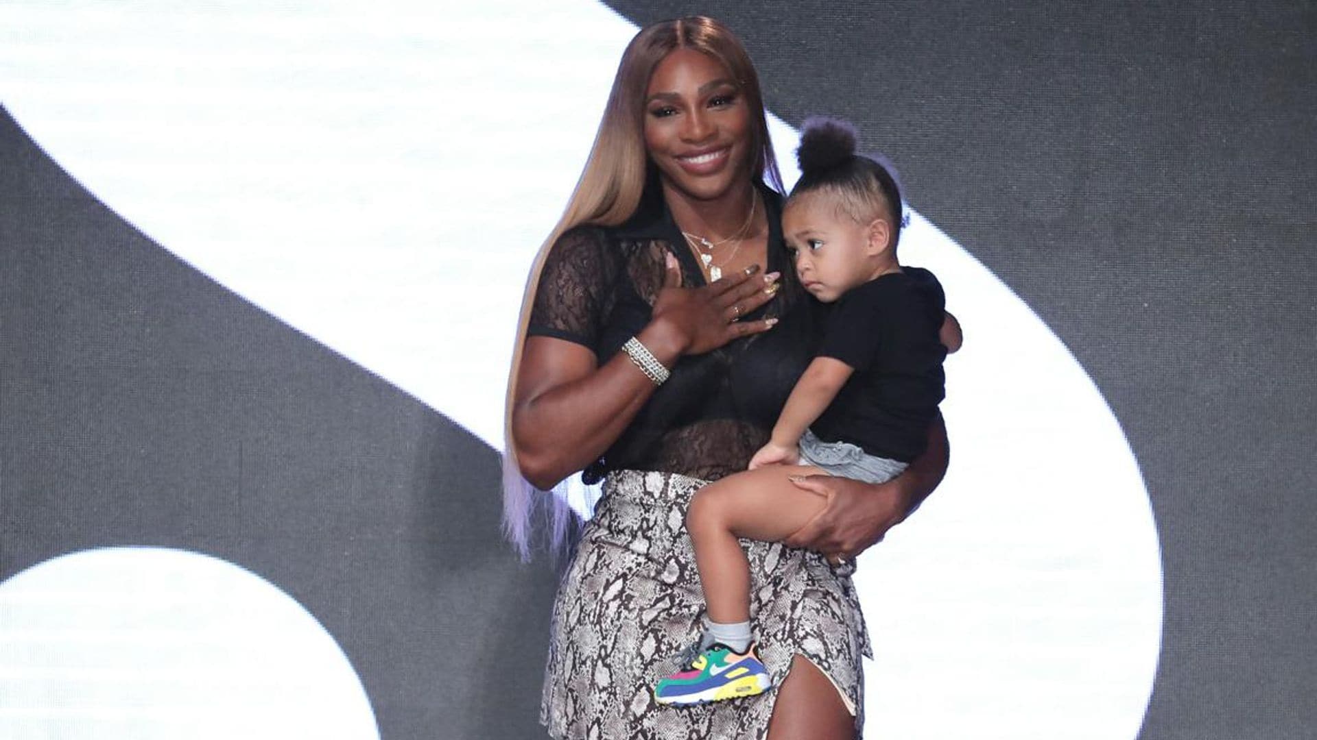 Serena Williams and daughter Olympia are ‘business associates’ in adorable pic