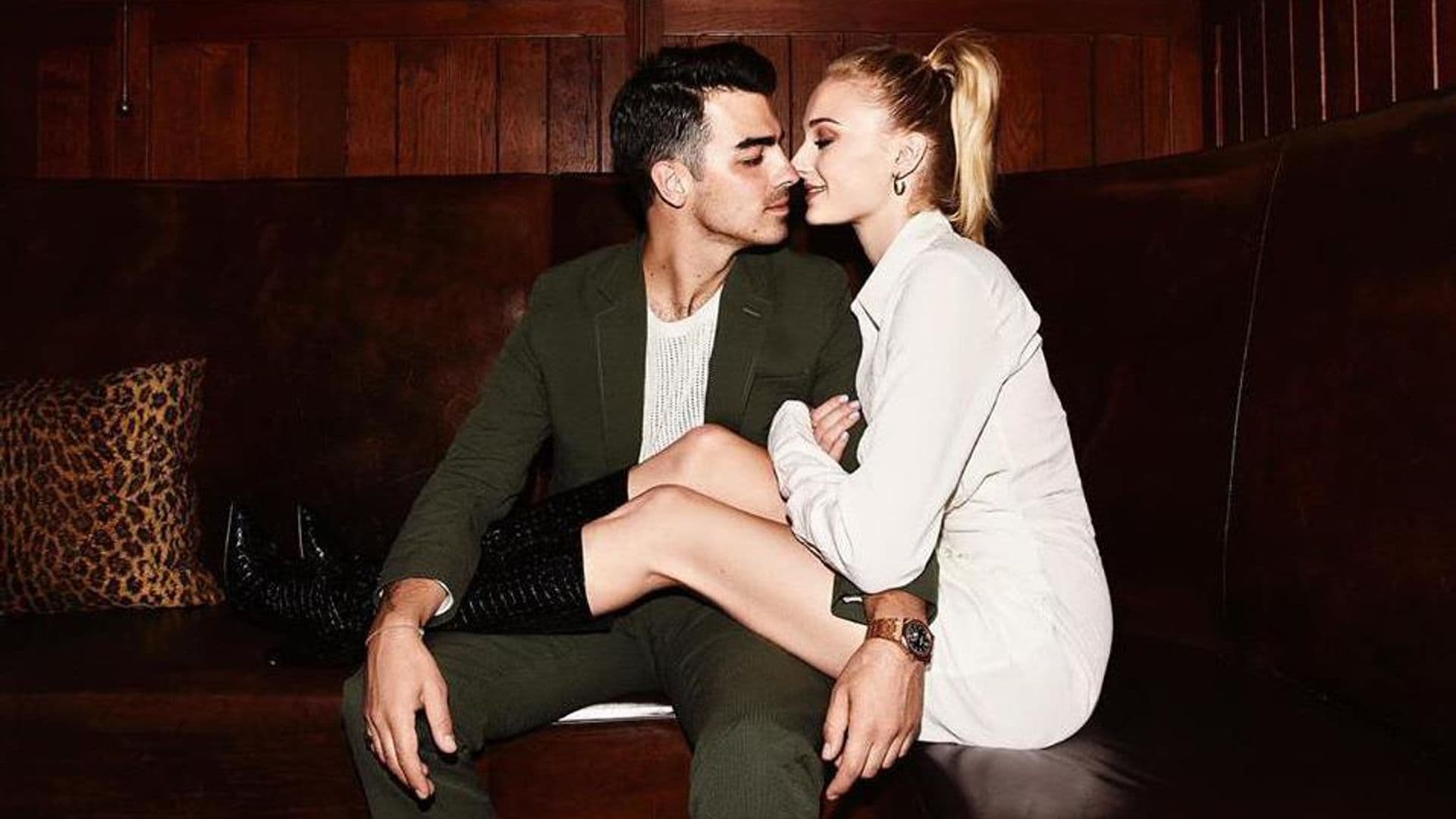 Pregnant Sophie Turner celebrates her birthday with Joe Jonas – and sparkling water!