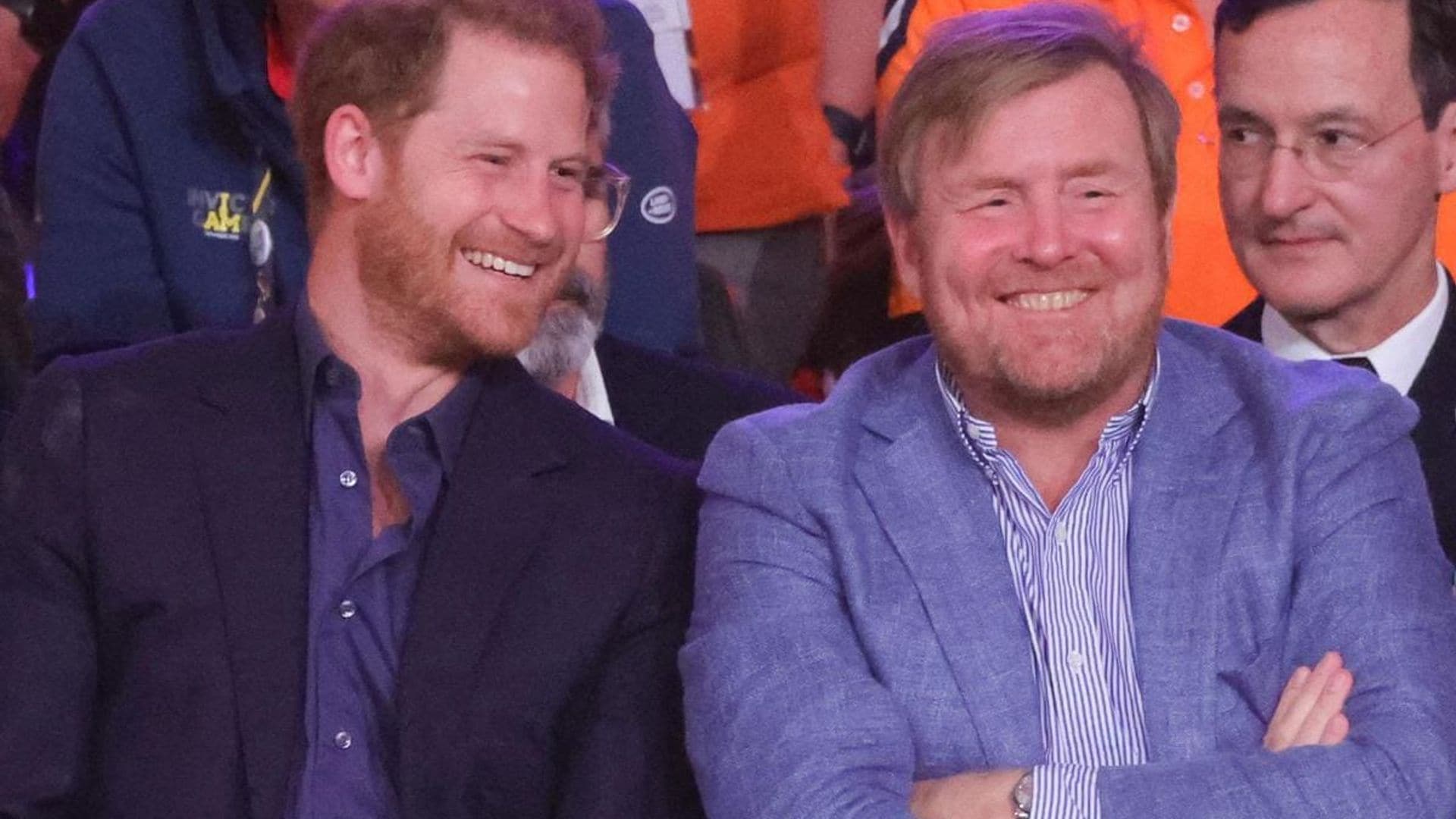 King Willem-Alexander joins Prince Harry at Invictus Games