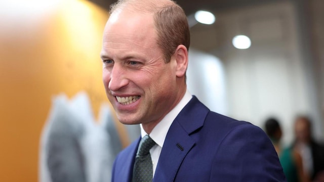 Prince William makes appearance at Christmas party