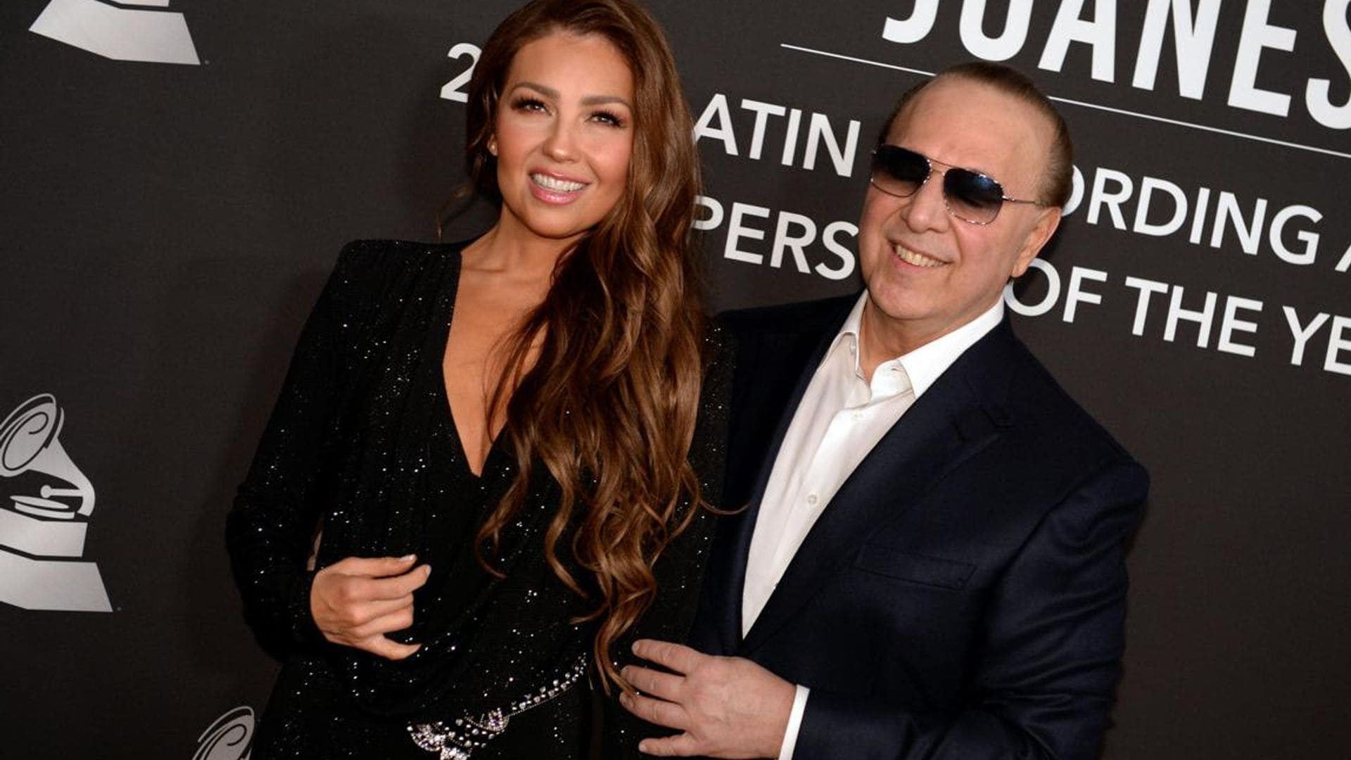 Thalia celebrates Tommy Mottola’s Birthday with a COVID-19 Update