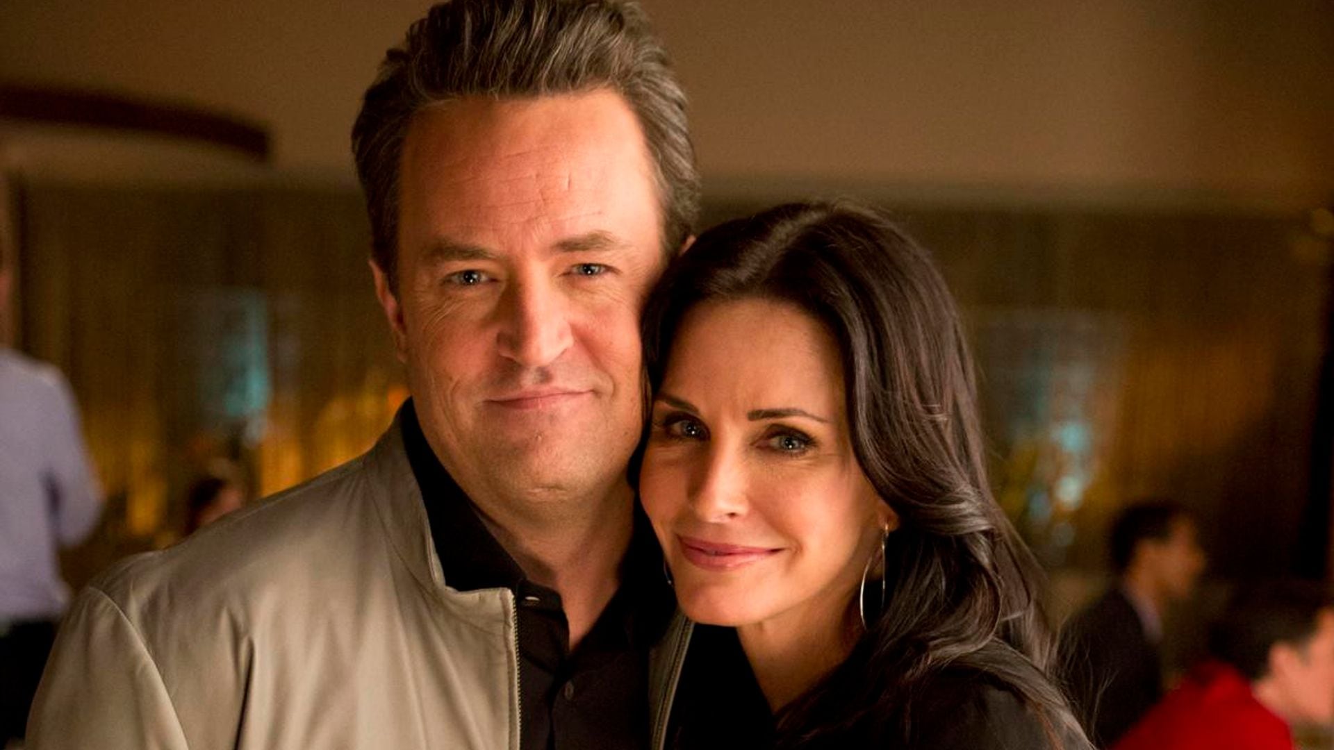Courteney Cox says that the late Matthew Perry ‘visits’ her a lot