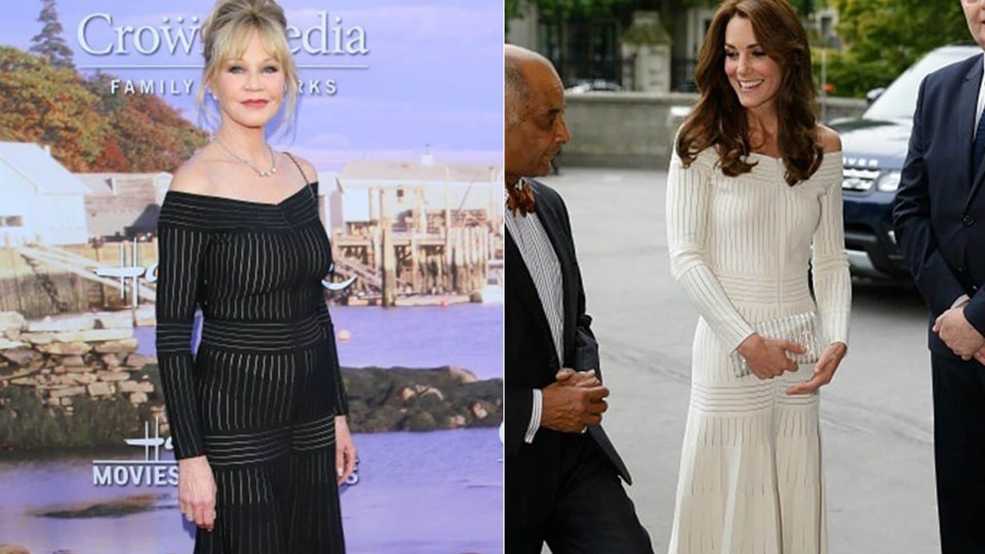 Kate Middleton and Melanie Griffith wear the same Barbara Casasola dress