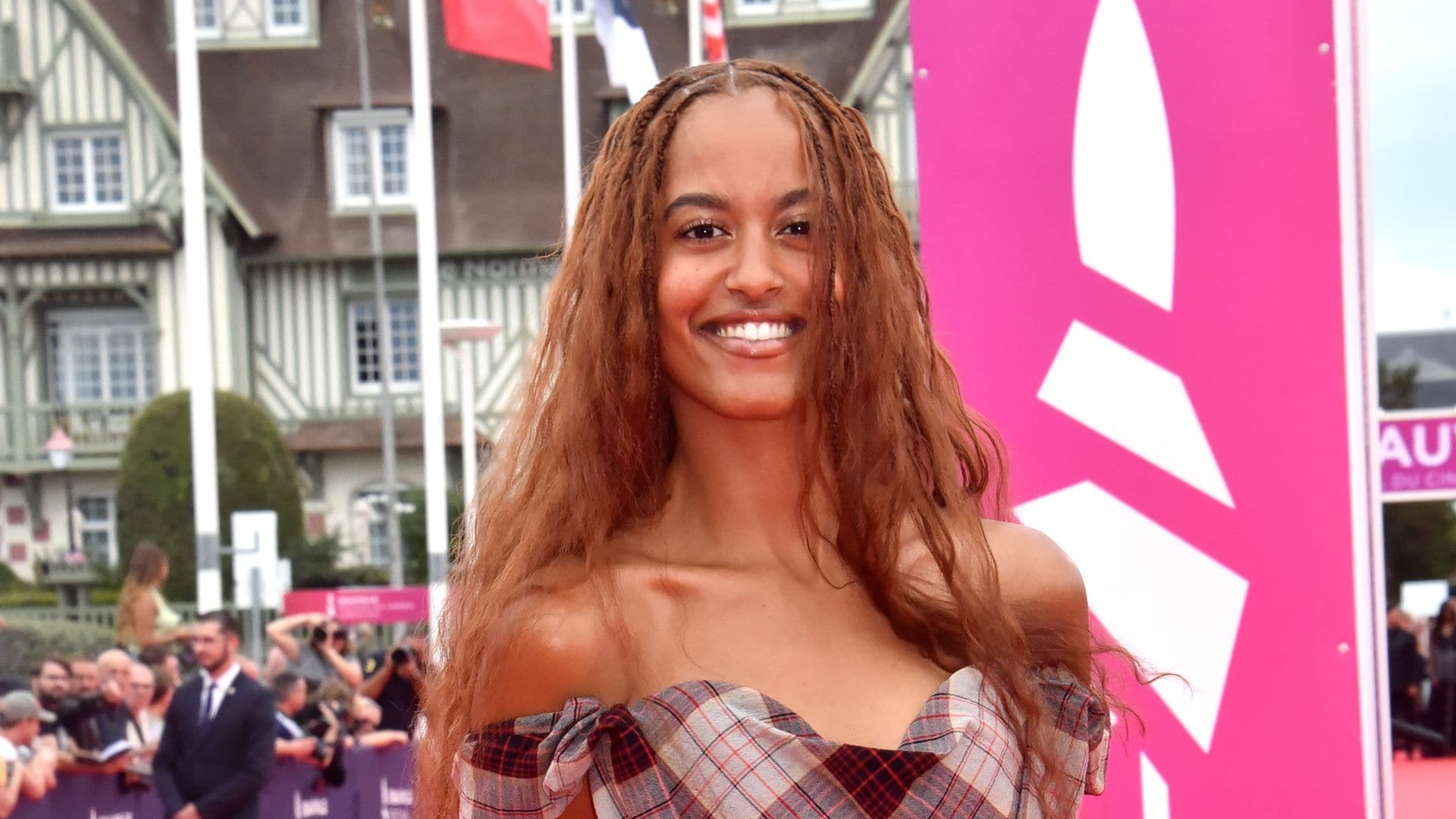 Malia Obama is all smiles while having lunch with a Greek journalist in Los Angeles