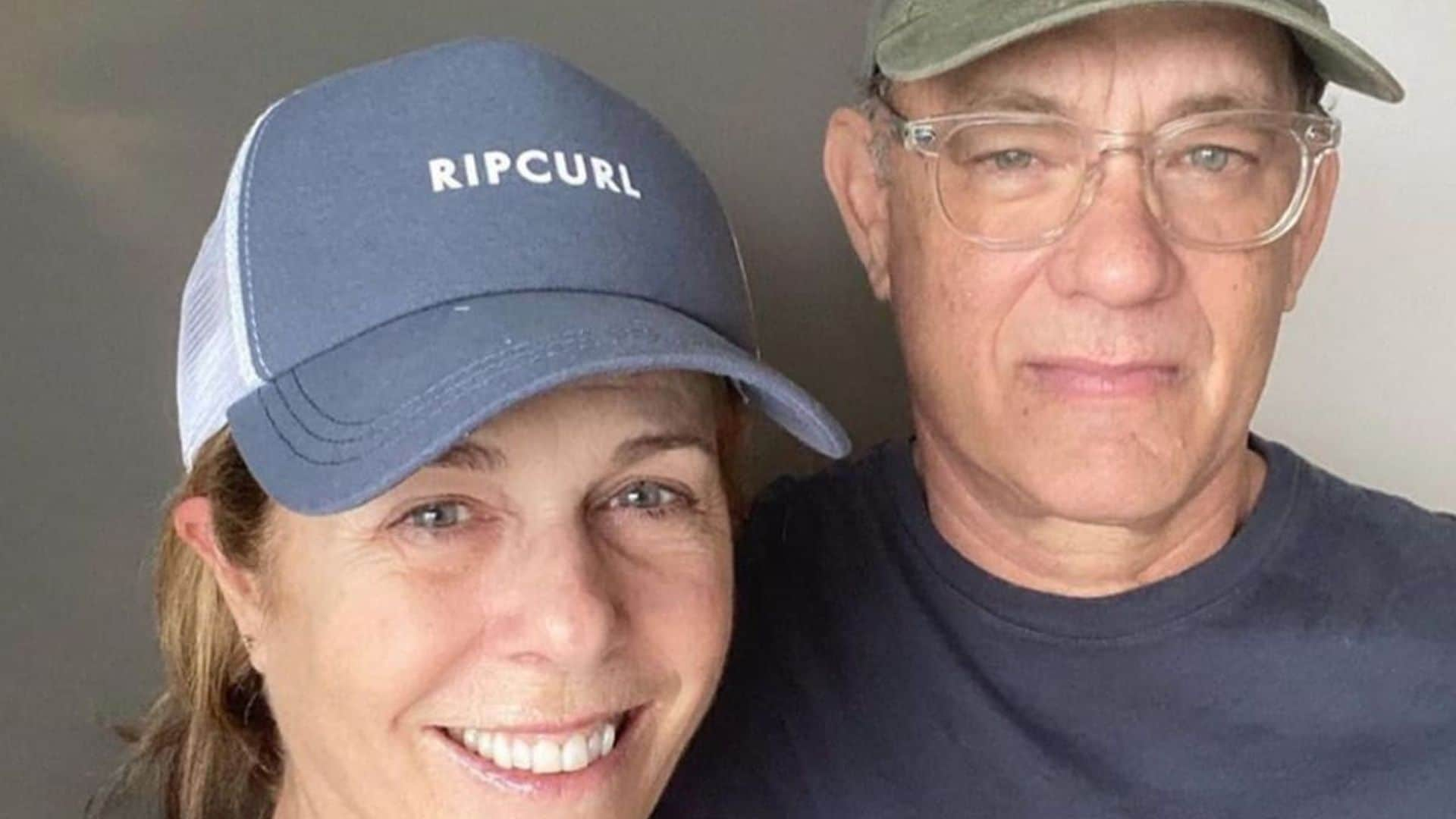 Rita Wilson and Tom Hanks celebrate one year recovery from COVID-19