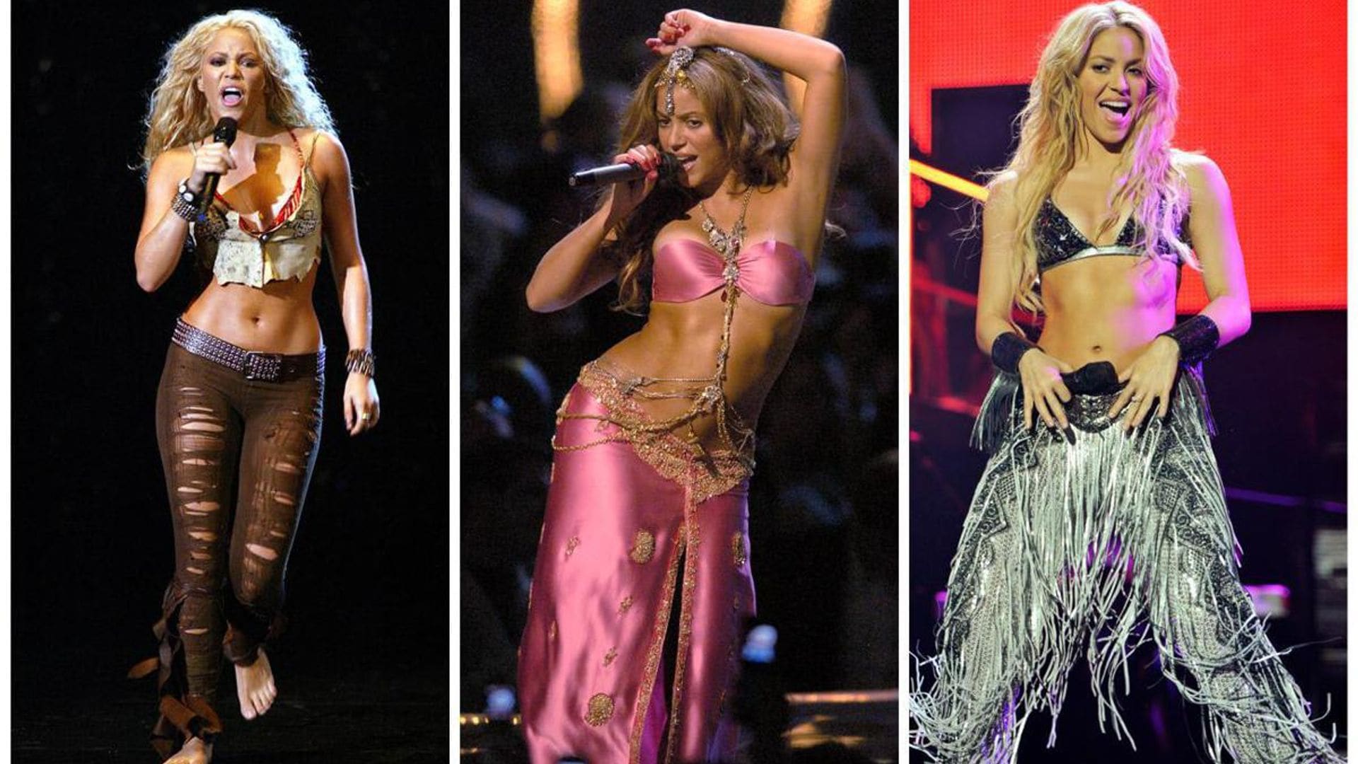 A look at Shakira’s epic looks at the MTV VMAs