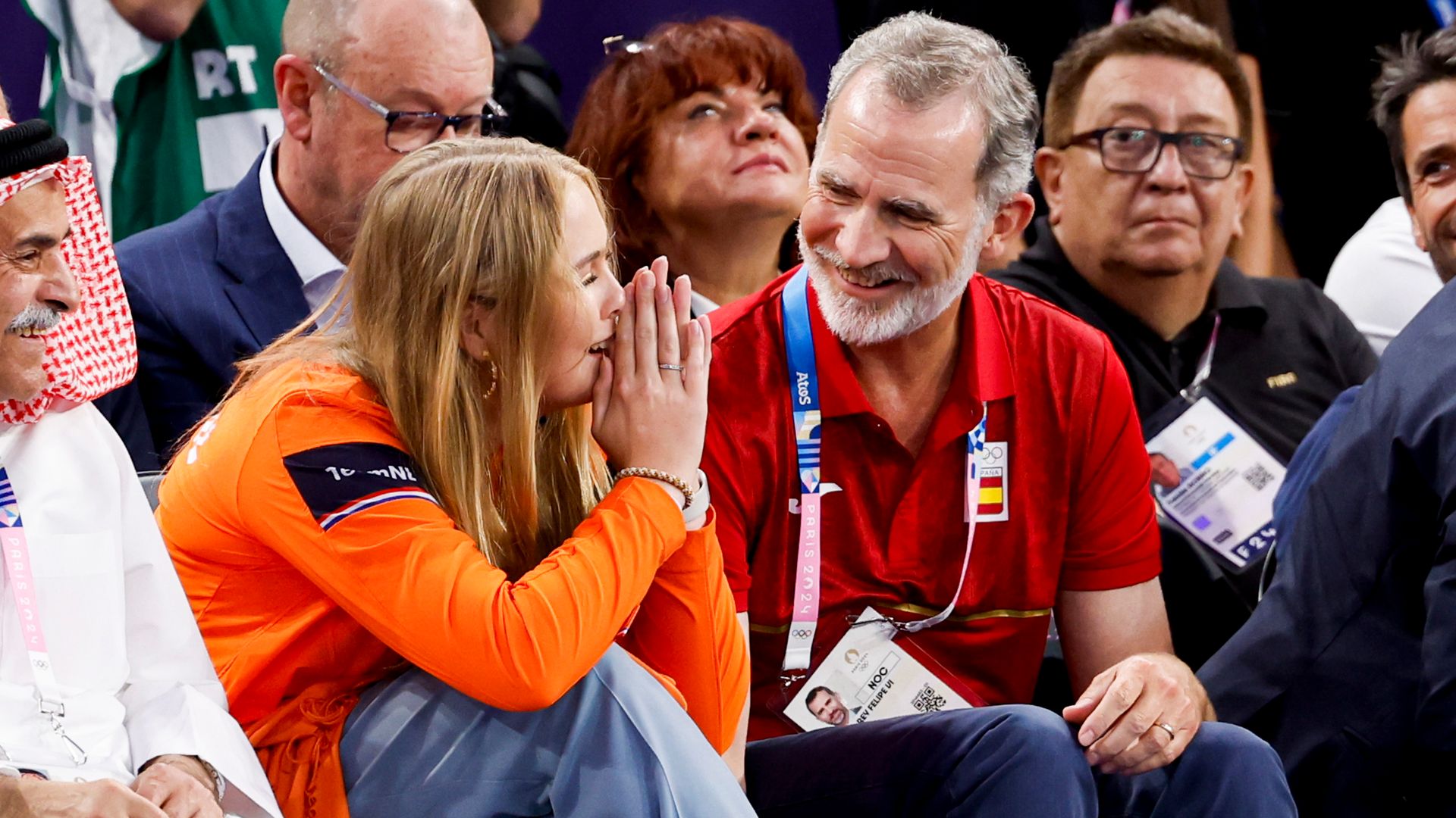 Princess Catharina-Amalia of the Netherlands and King Felipe of Spain