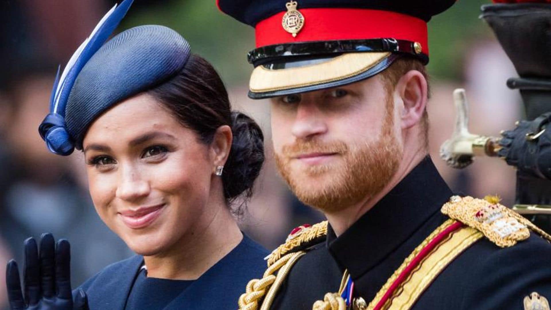 Meghan Markle makes elegant post-baby return to the spotlight at Trooping the Colour