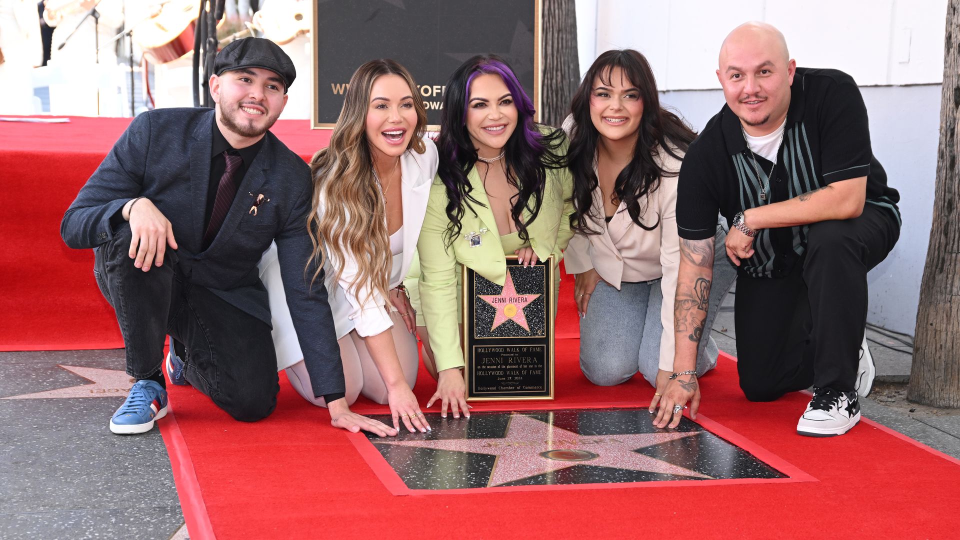 Jenni Rivera's children celebrate her star on the Hollywood Walk of Fame