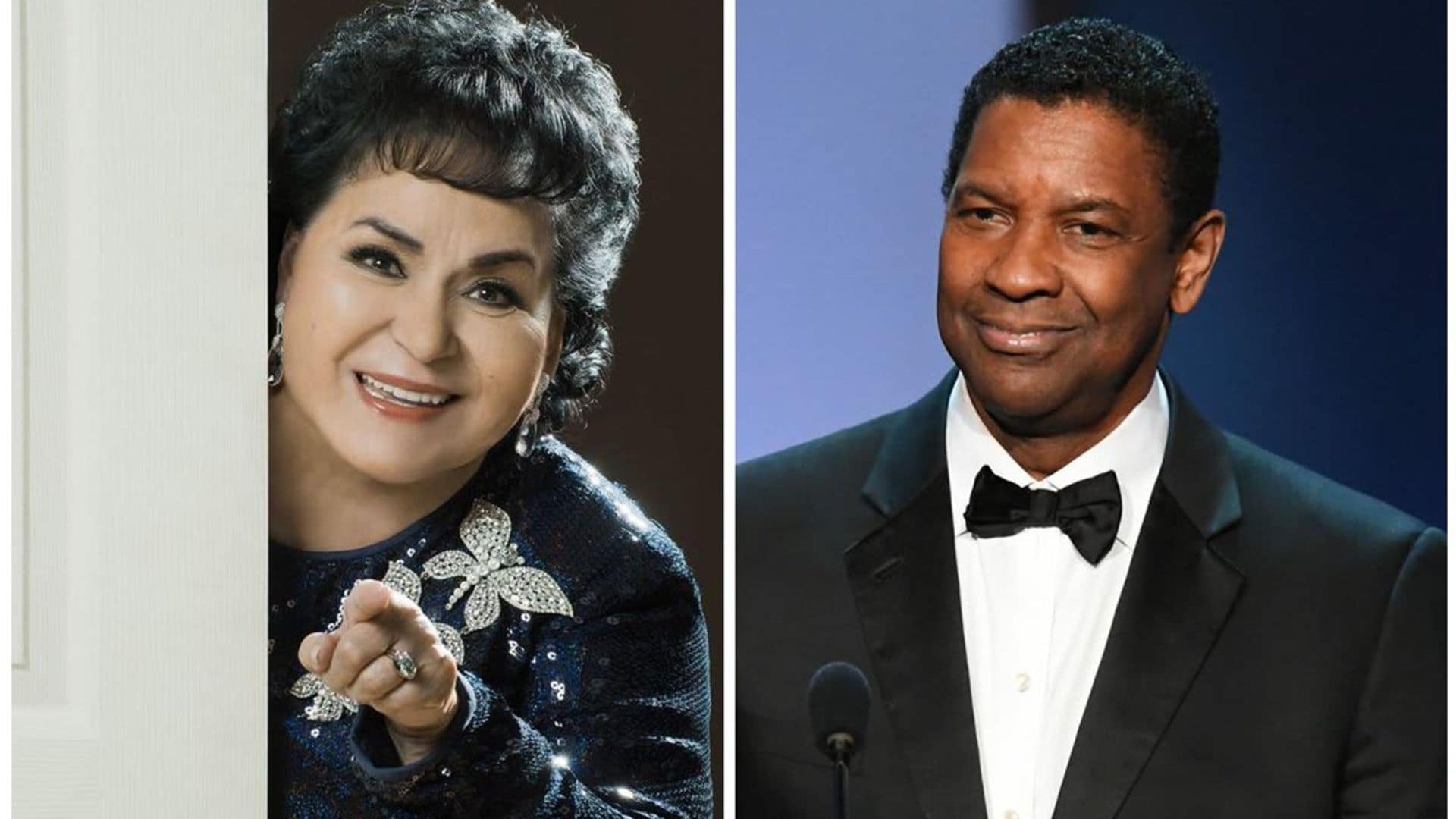 How was the relationship between Denzel Washington and Carmen Salinas?