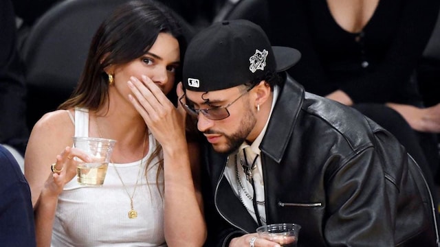 Celebrities At The Los Angeles Lakers Game