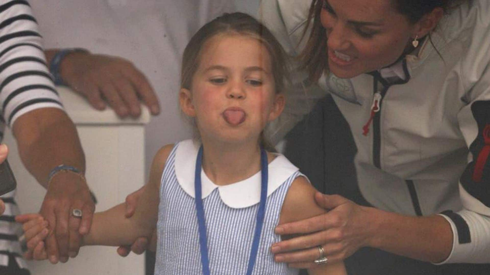 The cheeky royal stole the show at the King's Cup