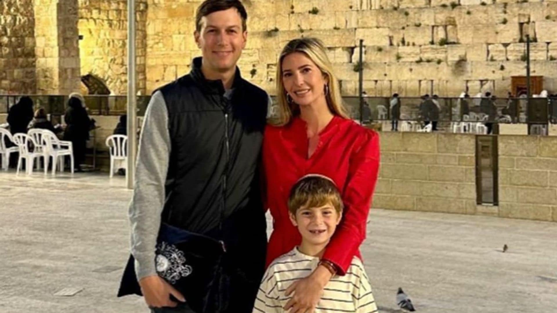 Ivanka Trump attends sunrise prayers at the Western Wall with her family: See Pics