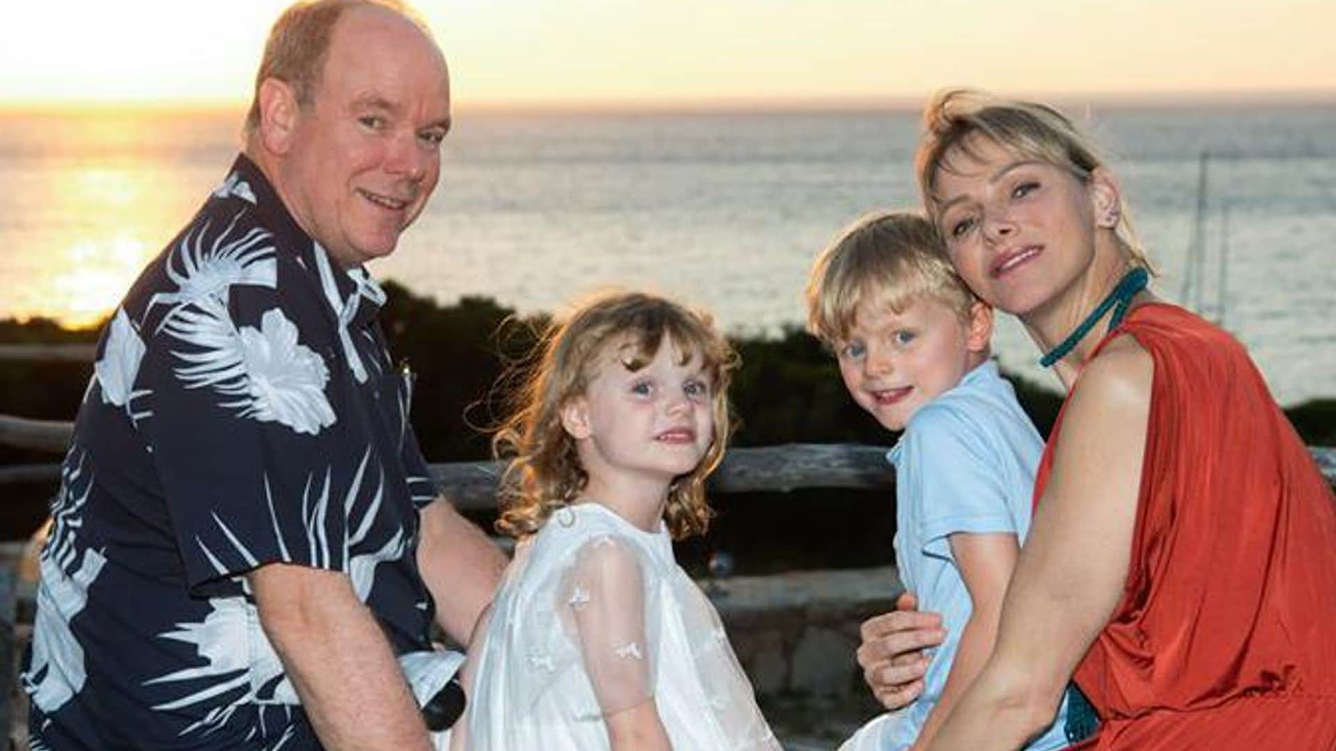 Monaco royals include twins Prince Jacques and Princess Gabriella in anniversary celebration