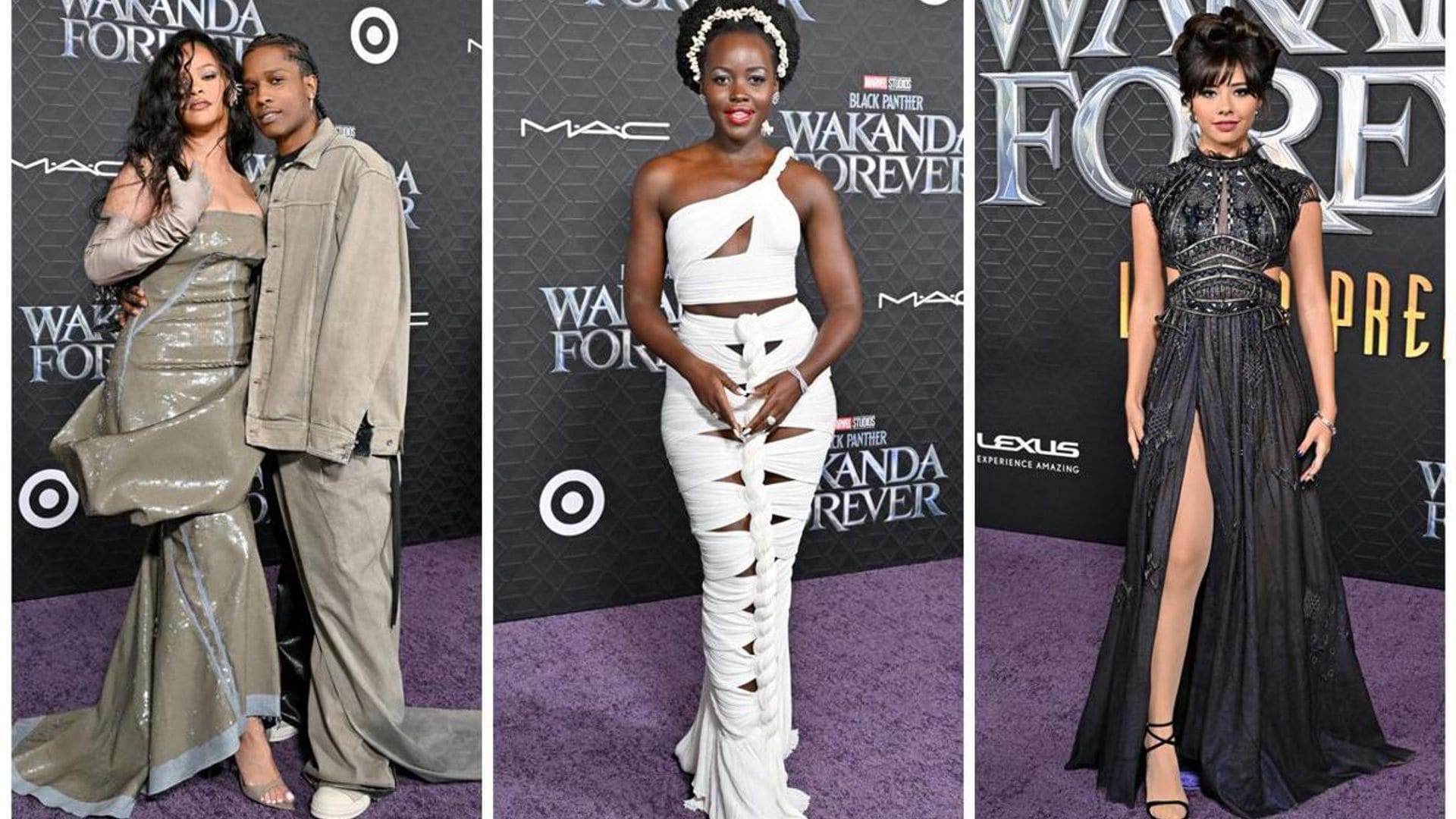 Lupita Nyong’o, Rihanna, and more stun in Black Panther 2 premiere