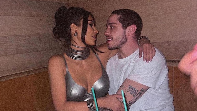 Kim Kardashian posts PDA-filled pics with Pete Davidson after confirming they talked before she hosted 'SNL'
