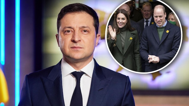 Ukrainian President Zelensky is 'grateful to' Prince William and Kate