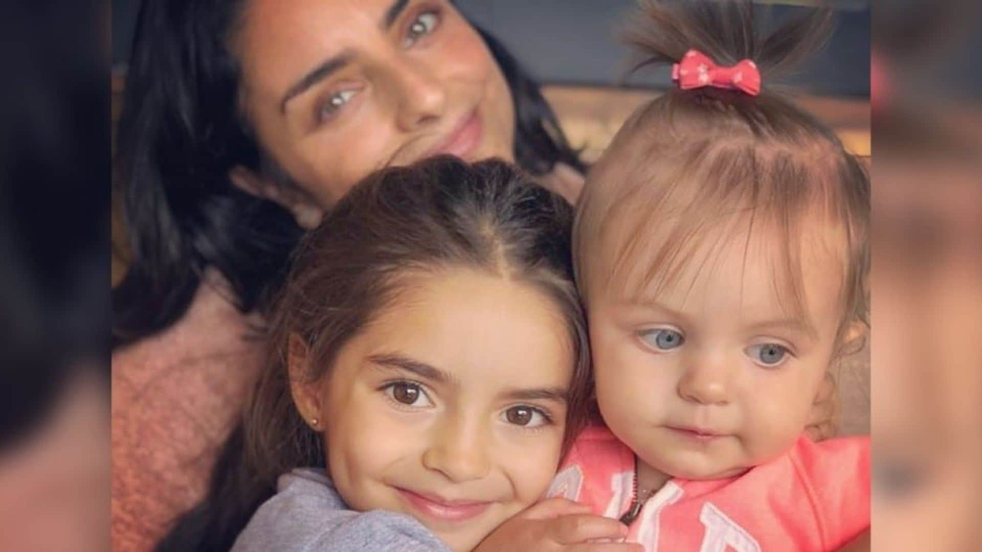 Aislinn Derbez with daughter Kailani and sister Aitana