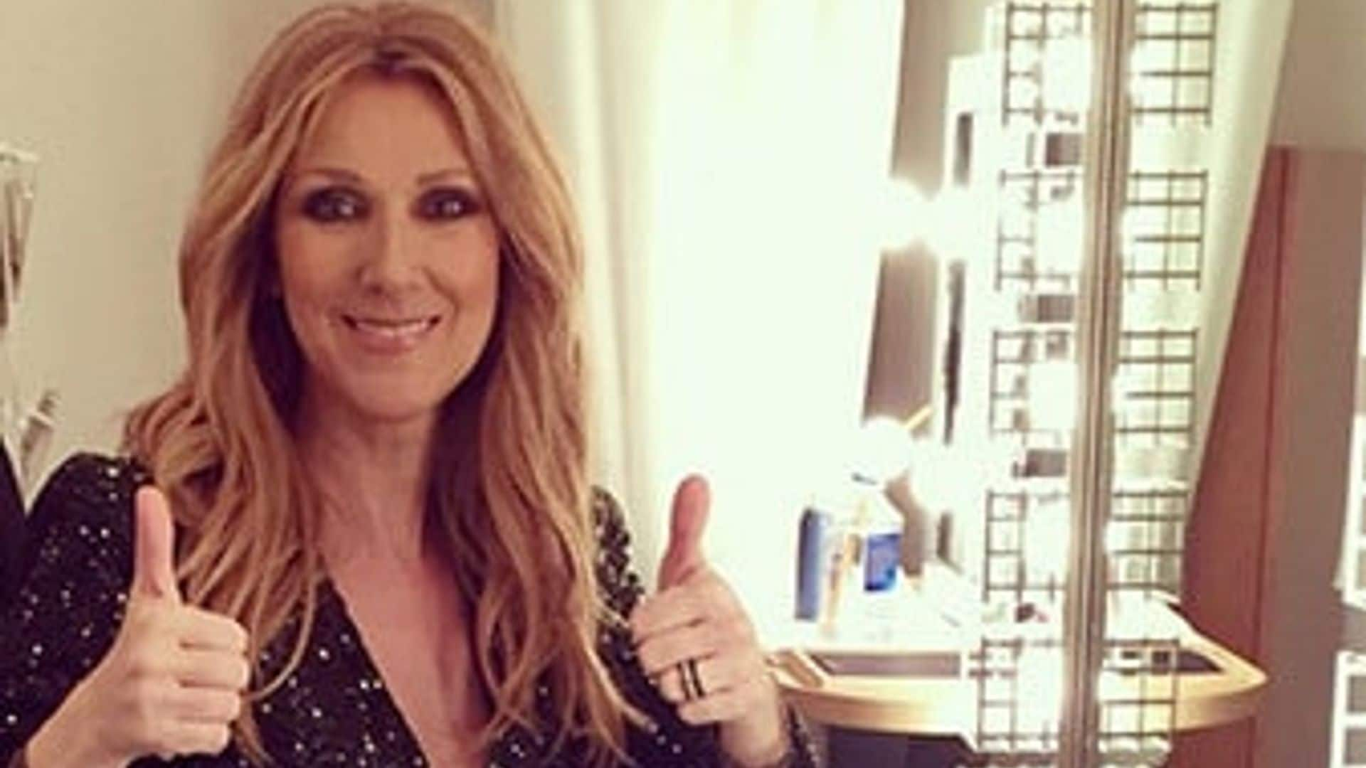 Celine Dion thanks her supporters: 'My fans give me the energy to go on'