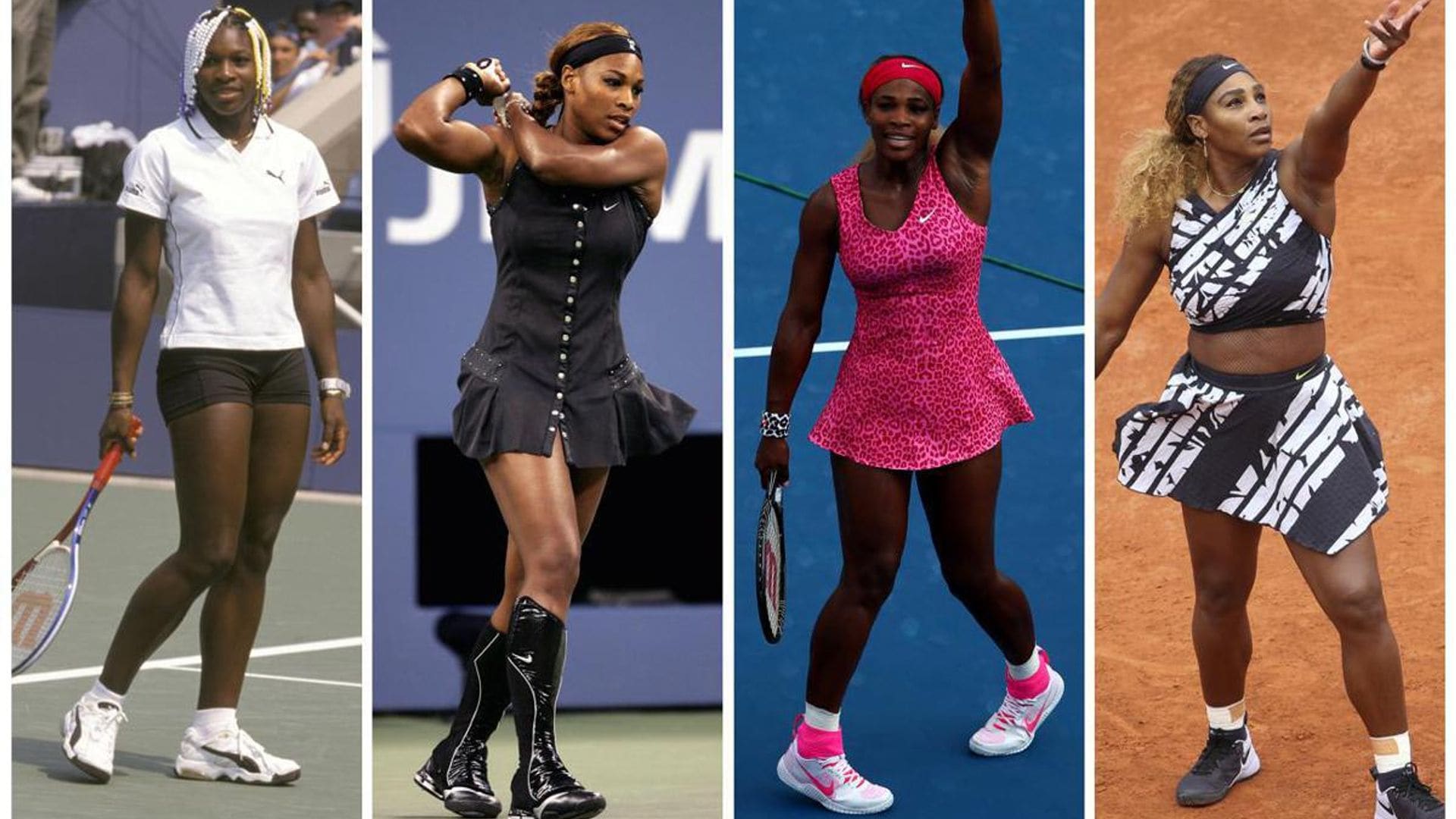 The evolution of Serena Williams’ on-court tennis fashion