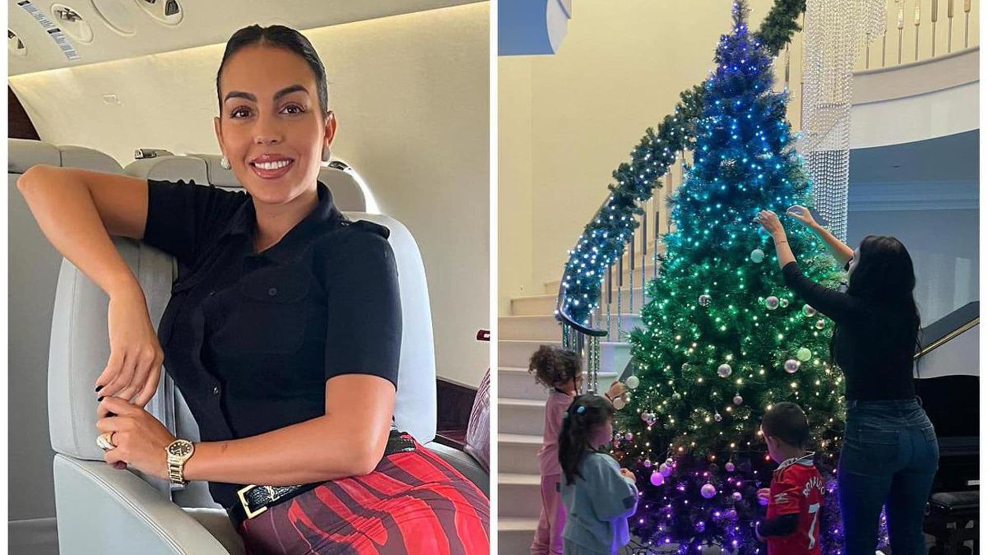 Georgina Rodriguez and her kids start Christmas early