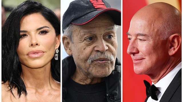 Lauren Sanchez and Jeff Bezos celebrate 90-year-old Ed Dwight's historic spaceflight