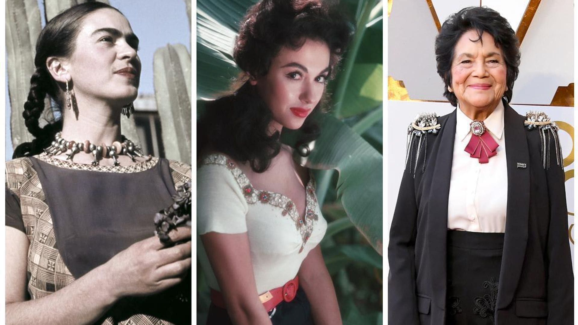 Frida Khalo, Dolores Huerta and Rita Moreno