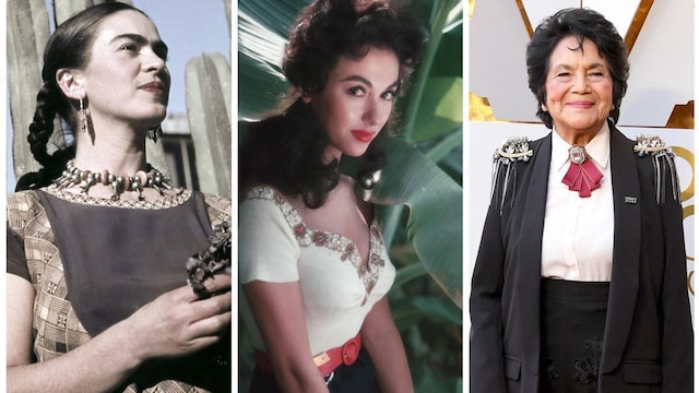 Frida Khalo, Dolores Huerta and Rita Moreno