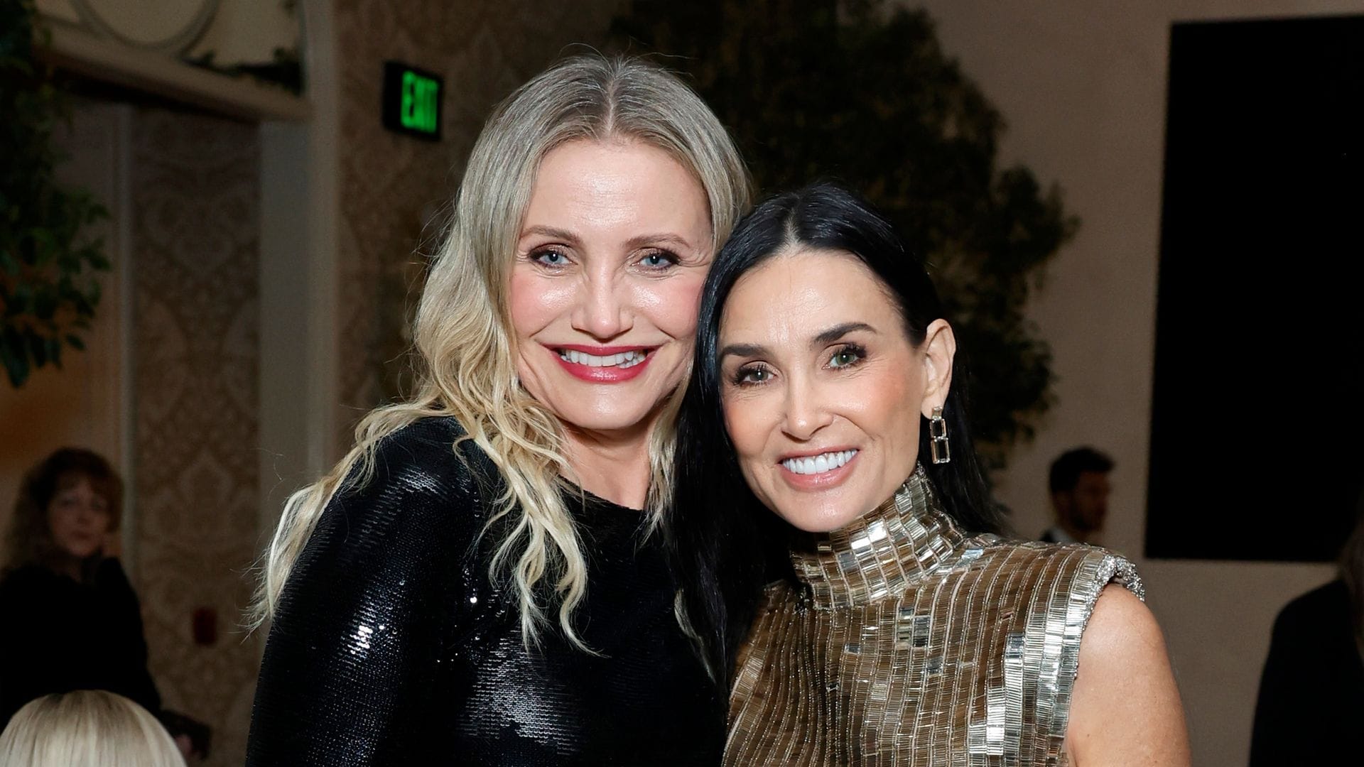 Cameron Diaz and Demi Moore have a stunning Charlie's Angels reunion