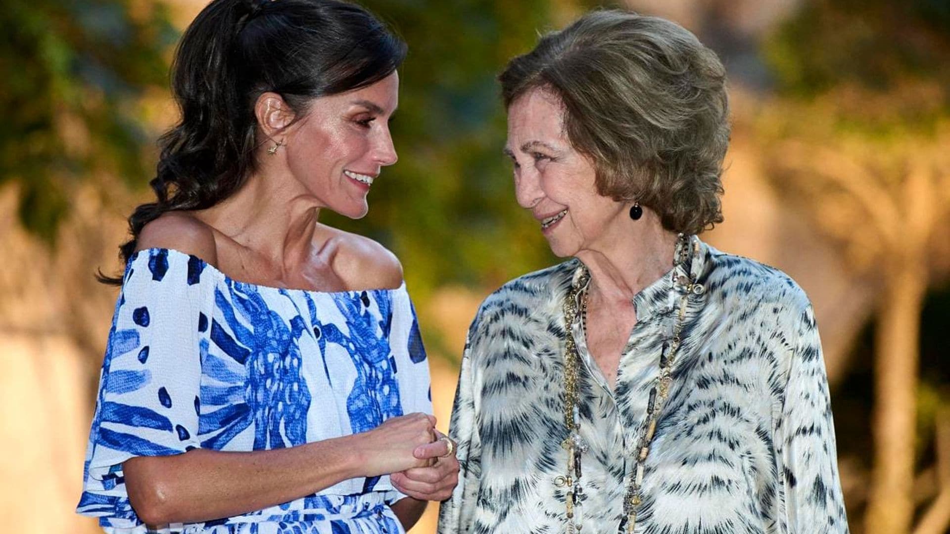 Queen Letizia wears special necklace given to her by mother-in-law