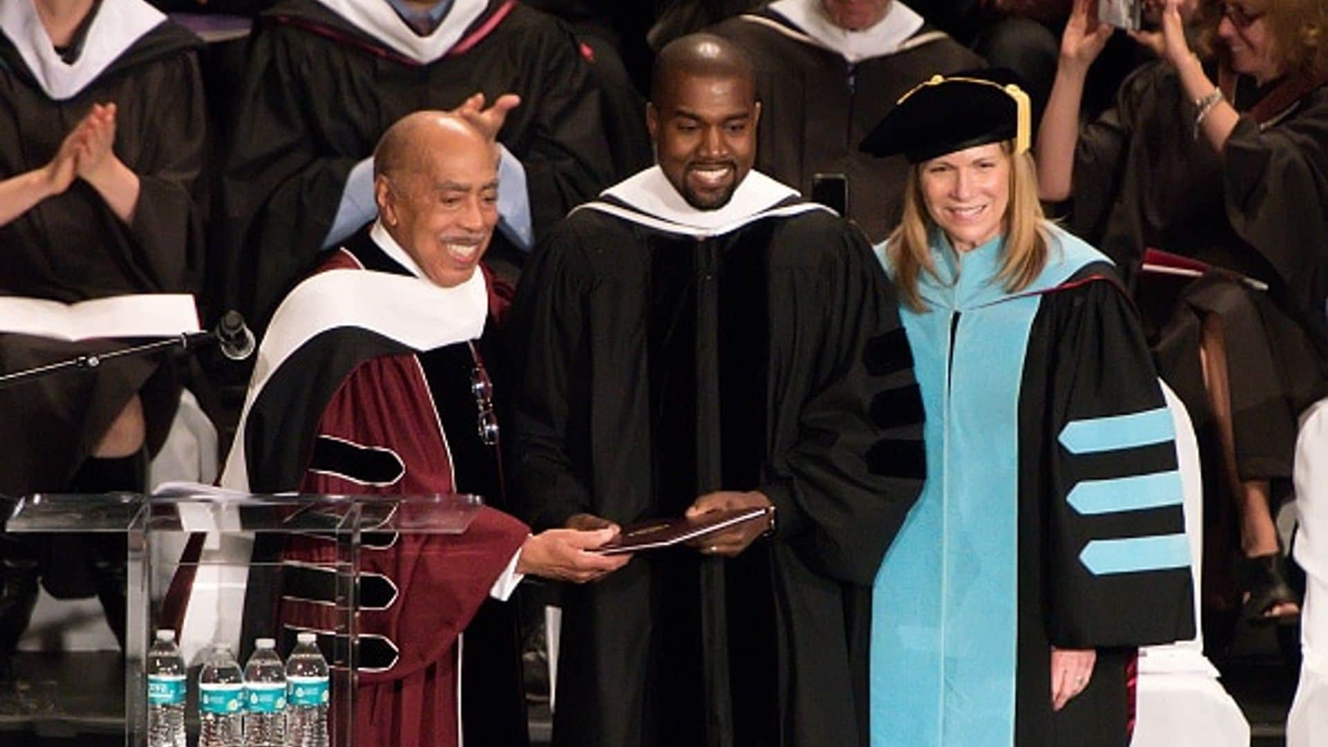 College dropout Kanye West receives honorary doctorate in Chicago