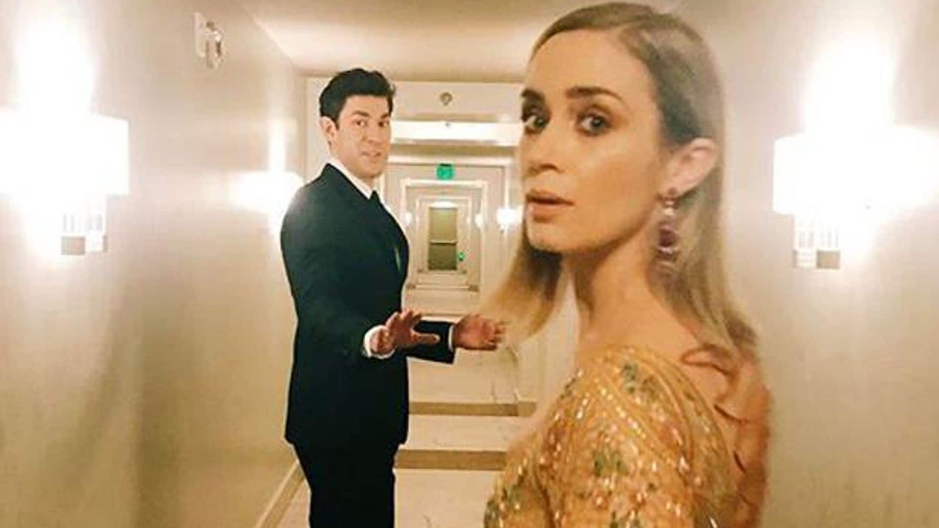 John Krasinski admits he was “full stalker status” when he met wife Emily Blunt