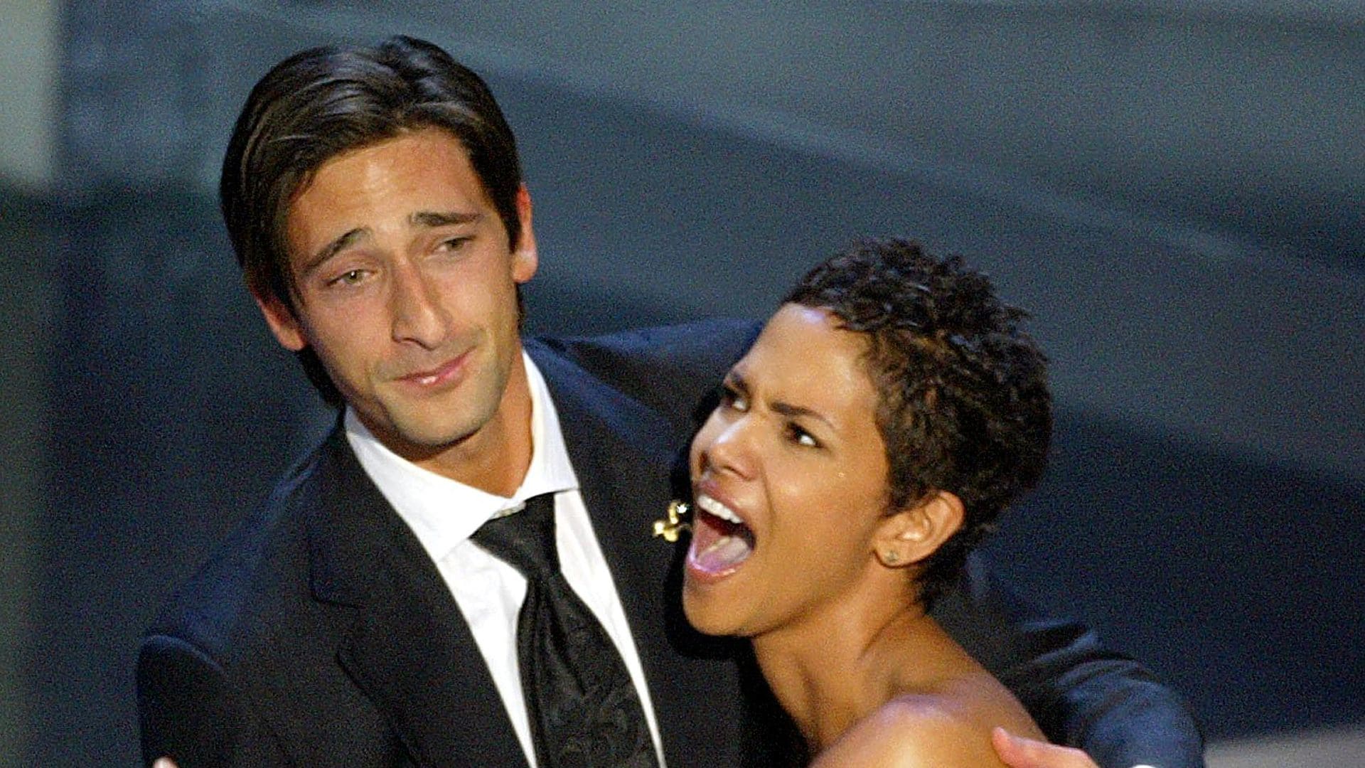 Adrien Brody and Halle Berry share another Oscars kiss 22 years later