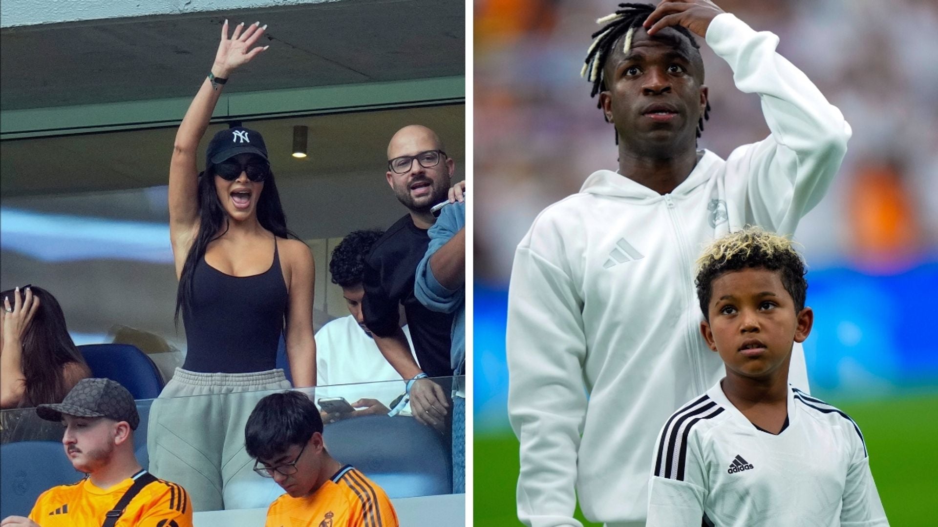 Kim Kardashian's son Saint West lives his dream, meets his idol Vinicius Jr. at Santiago Bernabéu