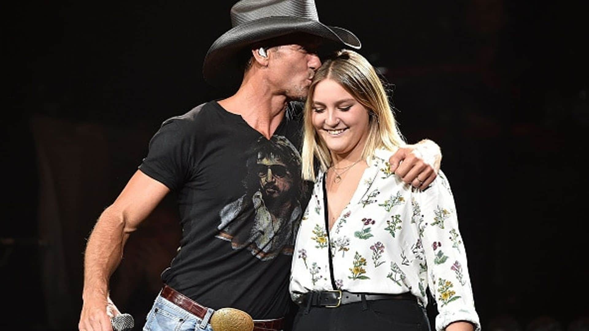 Tim McGraw dedicates song to daughter Gracie as she heads to college