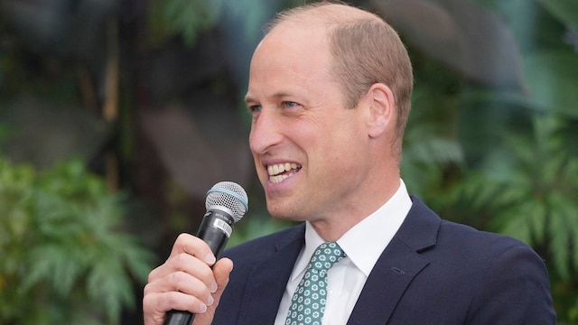 Britain's Prince William, Prince of Wales, speaks during a panel discussion at an Earthshot Prize Innovation Camp in London on June 27, 2024 to celebrate the impact of Earthshot Prize finalists and global climate innovators during London Climate Action Week. (Photo by Kin Cheung / POOL / AFP) (Photo by KIN CHEUNG/POOL/AFP via Getty Images)