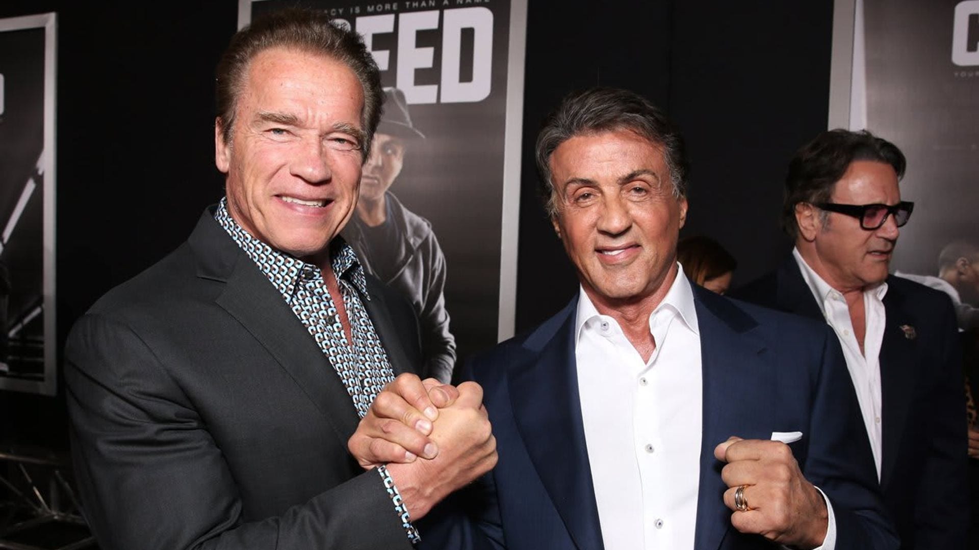 Sylvester Stallone and Arnold Schwarzenegger reunite after spending a year apart